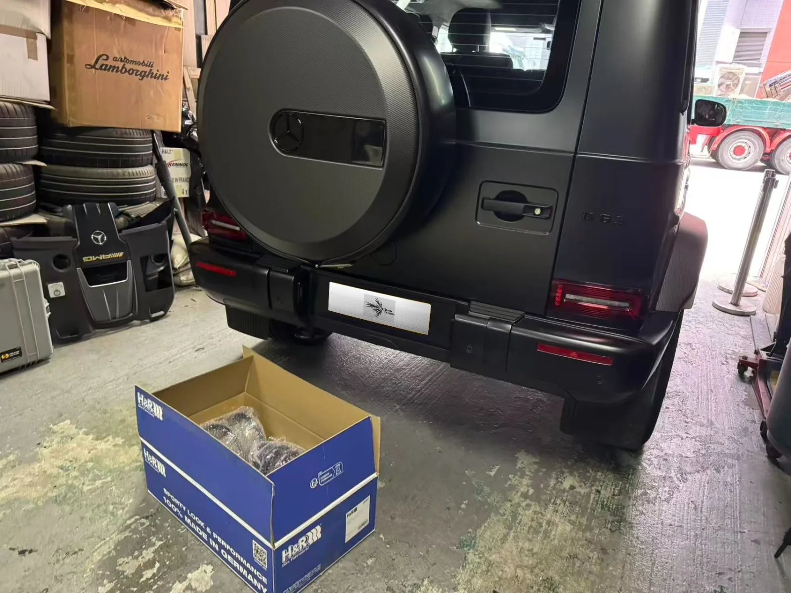 霸氣降臨！Mercedes-AMG G63 (W463A) 升級 H&R 德國短彈簧
