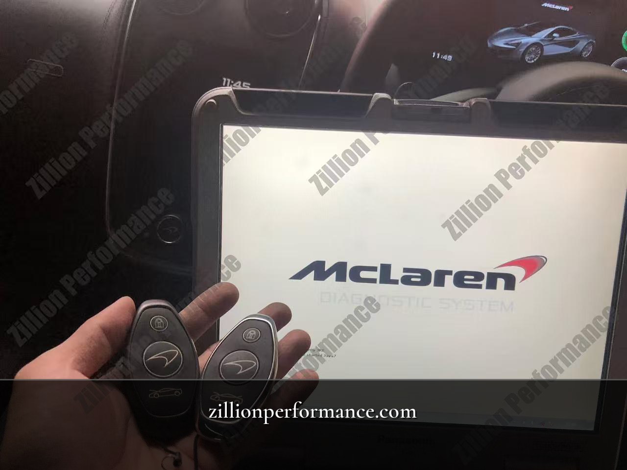 Mclaren 遙控鎖匙一支 - Mclaren 540C 車廂電子系統