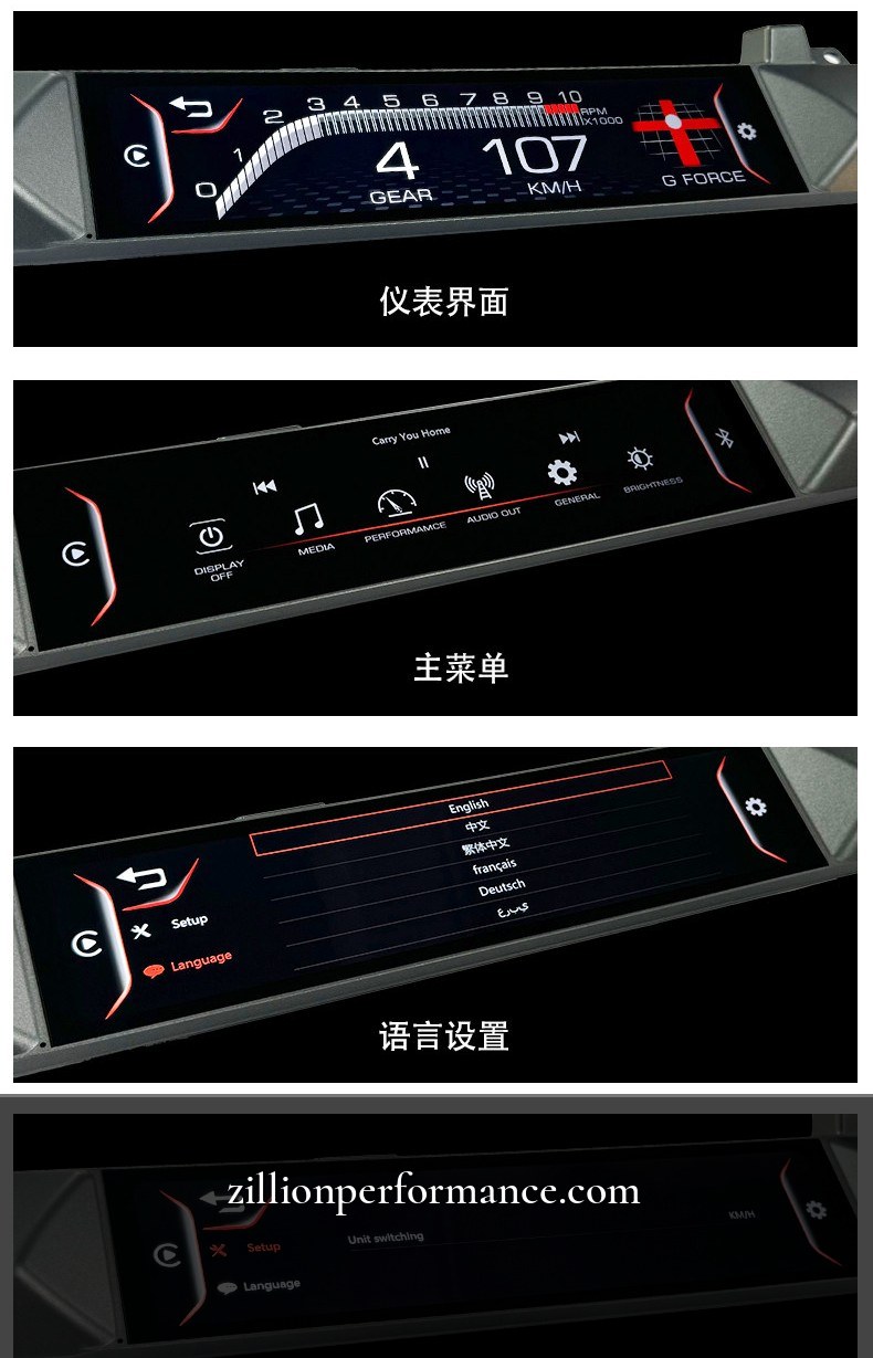 法拉利 458 乘客位 儀表顯示 - Ferrari 458 Italia 車廂電子系統 圖片 2